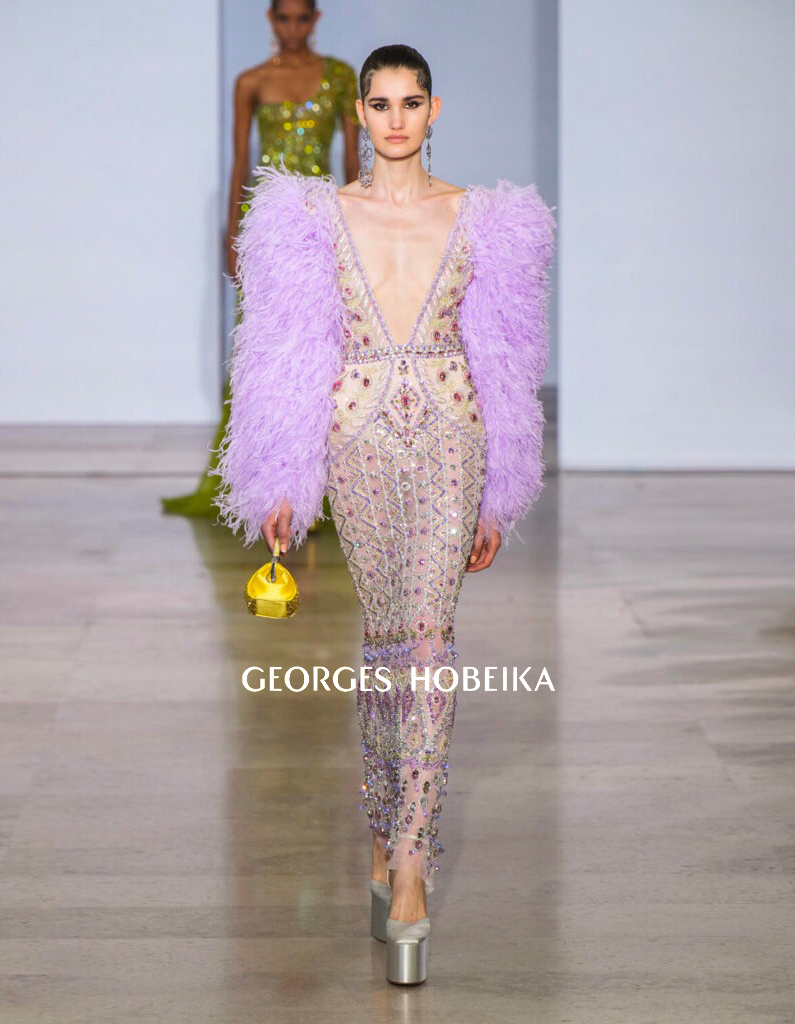 Ana Miguel for Georges Hobeika at Haute Couture Week Fall Winter 22/23